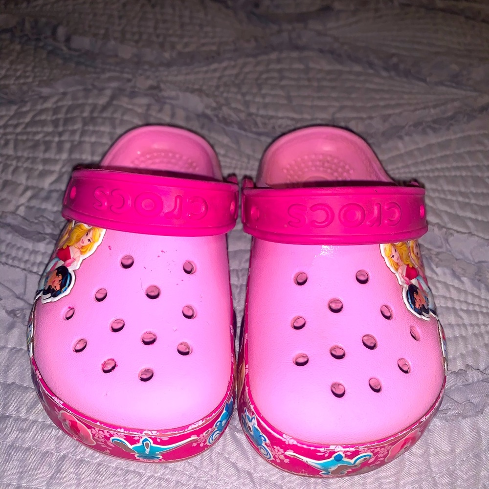 Disney princess crocs